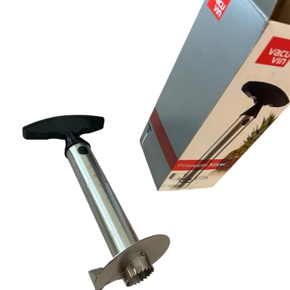Vacu Vin Stainless Steel Kitchen Pineapple Slicer - NEW‎ in Box